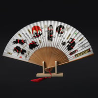 【再入荷】伊賀くみひも京扇子 猫忍者/IGA KUMIHIMO KYOSENSU NEKONINJA