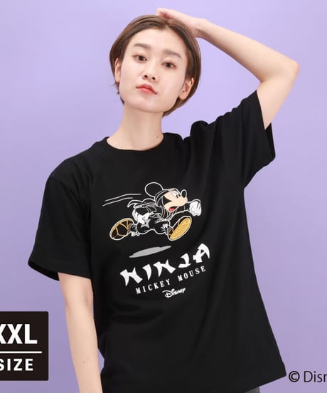 MICKEY RUN Tシャツ/MICKEY RUN T-shirts(BLACK)