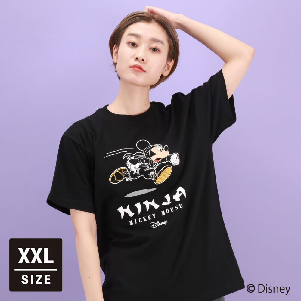 MICKEY RUN Tシャツ/MICKEY RUN T-shirts(BLACK)