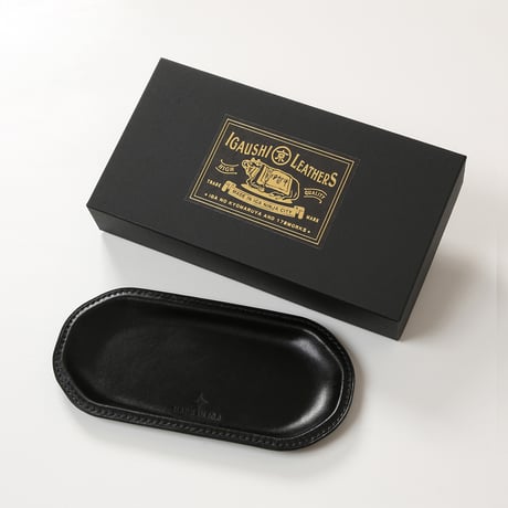伊賀牛レザートレー IGAUSHI LEATHER TRAY(BLACK)