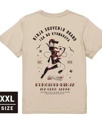 くのいちTシャツ/KUNOICHI T-shirts(SAND BEIGE)