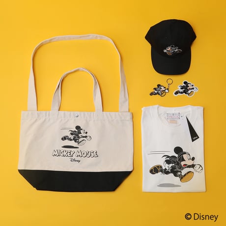 MICKEY ワンポイントキャップ/MICKEY Cap(BLACK)