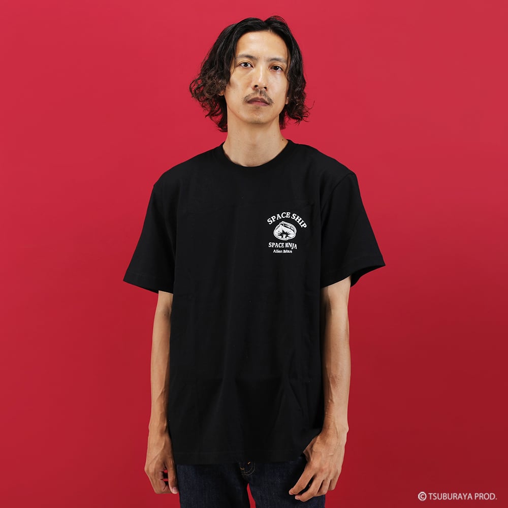 再入荷なし】宇宙船×バルタン星人Tシャツ/ALIEN BALTAN T-shirts(BLA