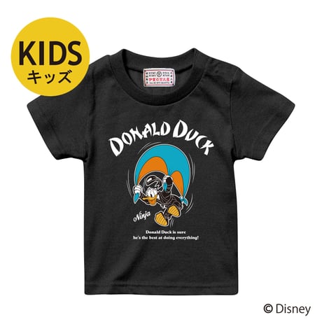 【再入荷なし】＜DONALD＞キッズTシャツ/＜DONALD＞KIDS T-shirts(BLACK)