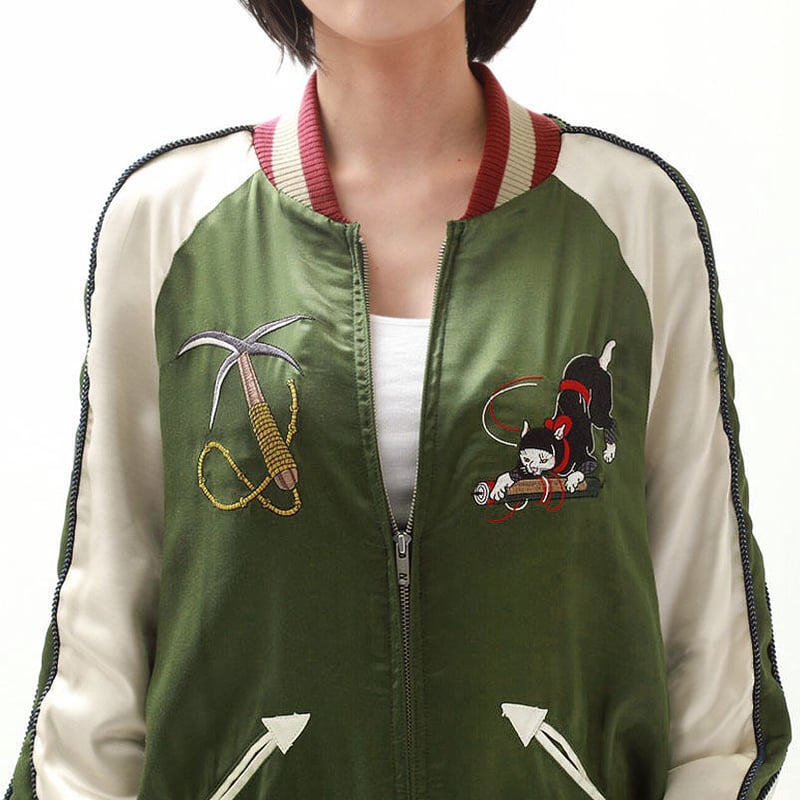 伊賀くみひも 忍者スカジャン/IGAKUMIHIMO NINJA SUKAJAN(GR×BE)