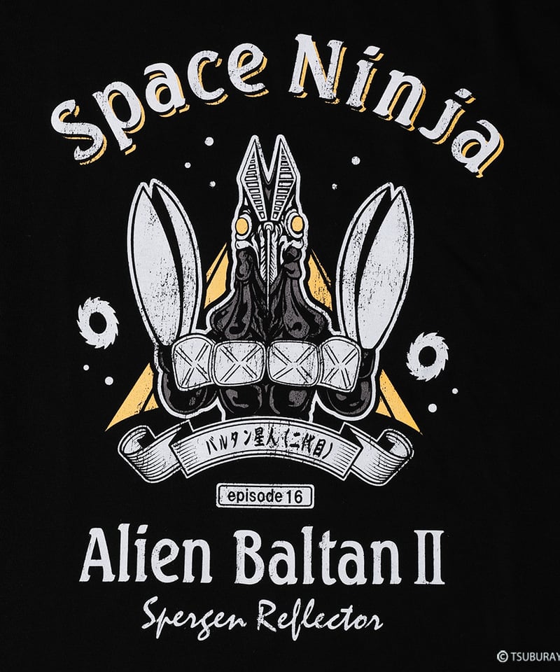 再入荷なし】バルタン星人（二代目）Tシャツ/ALIEN BALTAN T-shirts(BL