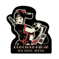 くのいちステッカー/KUNOICHI Sticker