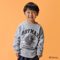 【NEW】BAYMAX キッズスウェット/BAYMAX KIDS Sweatshirt(GREY）