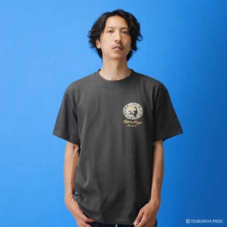 バルタン星人シルエットロゴ Tシャツ/Alien Baltan Logo T-shirts(SUMI BLACK）