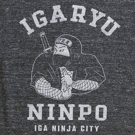 忍者忍法Ｔシャツ /NINJA NINPO T-shirts(H.BLACK)