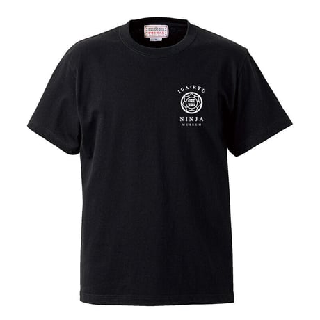 伊賀流忍者博物館 浮世絵Tシャツ/Iga-ryu Ninja Museum UKIYOE T-shirts(BLACK)