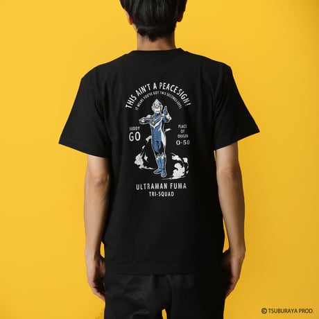 【再入荷無し】ウルトラマンフーマ バックプリントTシャツ/ULTRAMAN FUMA T-shirts(BLACK）