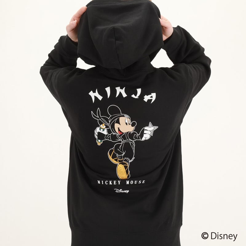 Miki ぺージ MICKEY ジップパーカー/MICKEY ZipHoodie(BLACK) | 伊賀の京丸屋