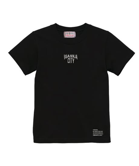 IGA NINJA CITY 刺繍 T-shirts (BLACK)