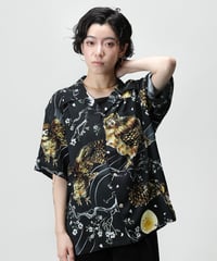 伊賀くみひもアロハシャツ 梟（半袖）/IGA KUMIHIMO ALOHA-SH OWL（SHORT SLEEVE）