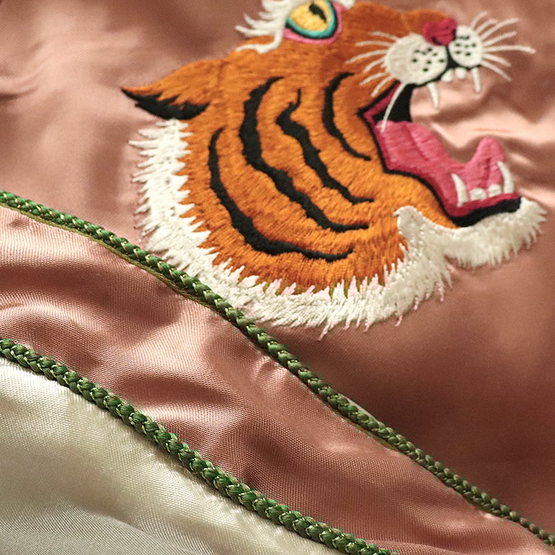 伊賀くみひも 虎×くのいちスカジャン/IGAKUMIHIMO TIGER