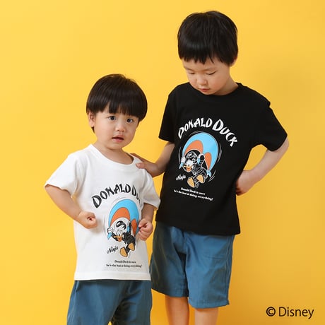 【再入荷なし】＜DONALD＞キッズTシャツ/＜DONALD＞KIDS T-shirts(BLACK)