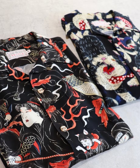 伊賀くみひもアロハシャツ 忍者（半袖）/IGA KUMIHIMO ALOHA-SH NINJA（SHORT SLEEVE）