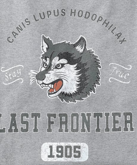 狼スウェット/ WOLF Sweatshirt(GREY）