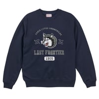 狼スウェット/ WOLF Sweatshirt(NAVY)