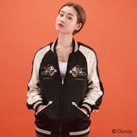 【再入荷無し】伊賀くみひも MICKEYスカジャン/IGAKUMIHIMO MICKEY SUKAJAN(BK×BE)