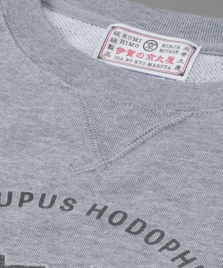 狼スウェット/ WOLF Sweatshirt(GREY）