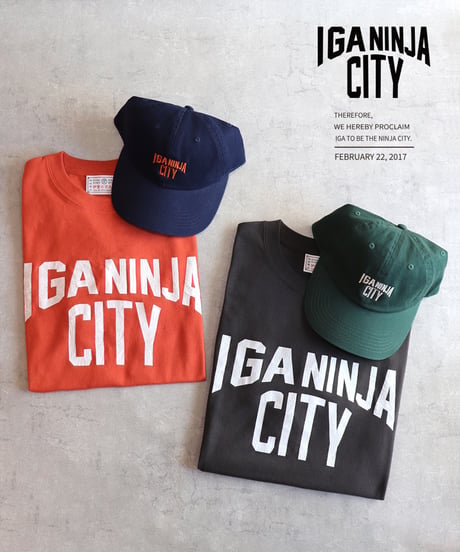 【NEW】IGA NINJA CITY Tシャツ/IGA NINJA CITY T-shirts(SUMI BLACK)