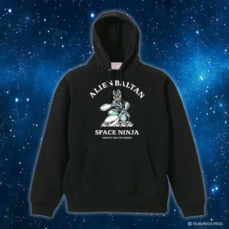 【再入荷なし】バルタン星人パーカー/ALIEN BALTAN Hoodie(BLACK）