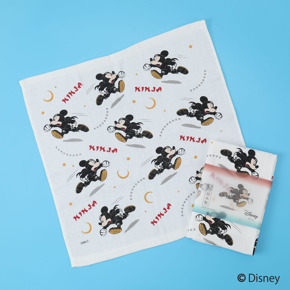 MICKEY ふんわりガーゼハンドタオル/MICKEY Gauze hand towel |