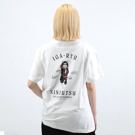 【再入荷】猫忍者 忍法Tシャツ/NEKONINJA T-shirts(WHITE)