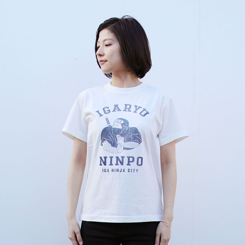 再入荷なし】忍者忍法Tシャツ /NINJA NINPO T-shirts(WHITE) |