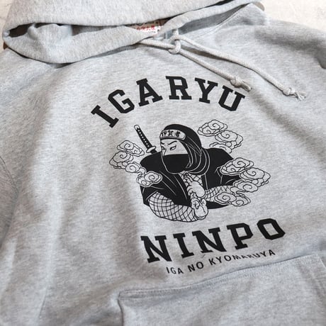 忍法 プルオーバーパーカー/NINPO Hoodie (GREY）