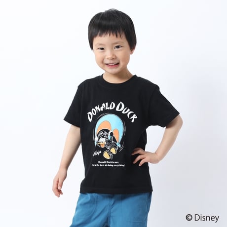 【再入荷なし】＜DONALD＞キッズTシャツ/＜DONALD＞KIDS T-shirts(BLACK)
