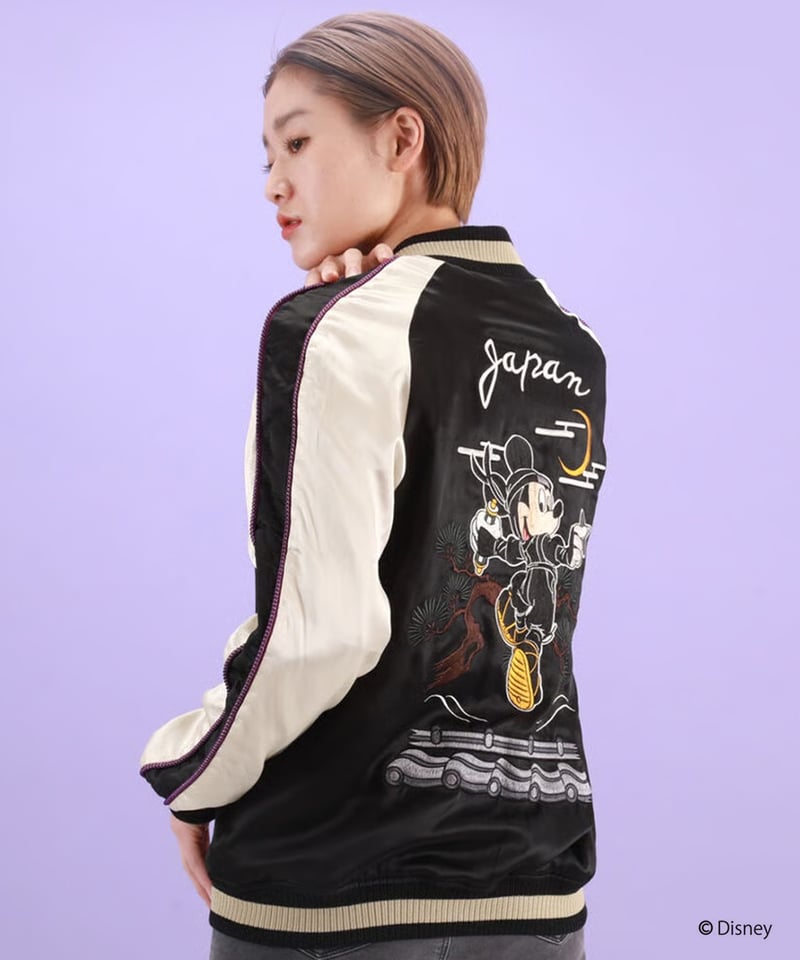 再入荷無し】伊賀くみひも MICKEYスカジャン/IGAKUMIHIMO MICKEY SU