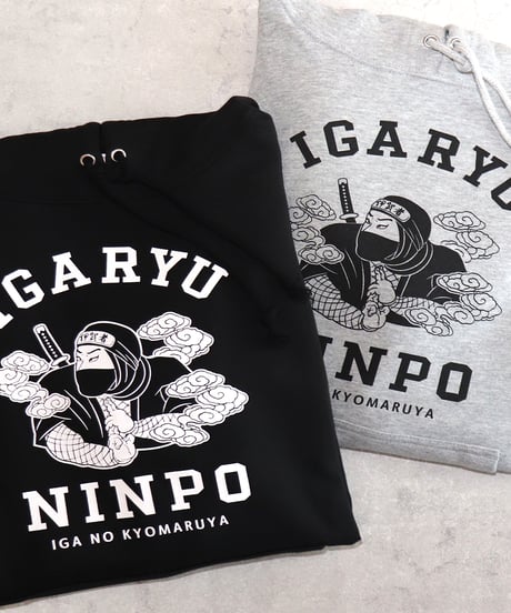忍法 プルオーバーパーカー/NINPO Hoodie (GREY）