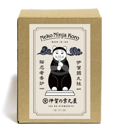 猫忍者香炉/NEKO NINJA INCENSE CHAMBER（WHITE）