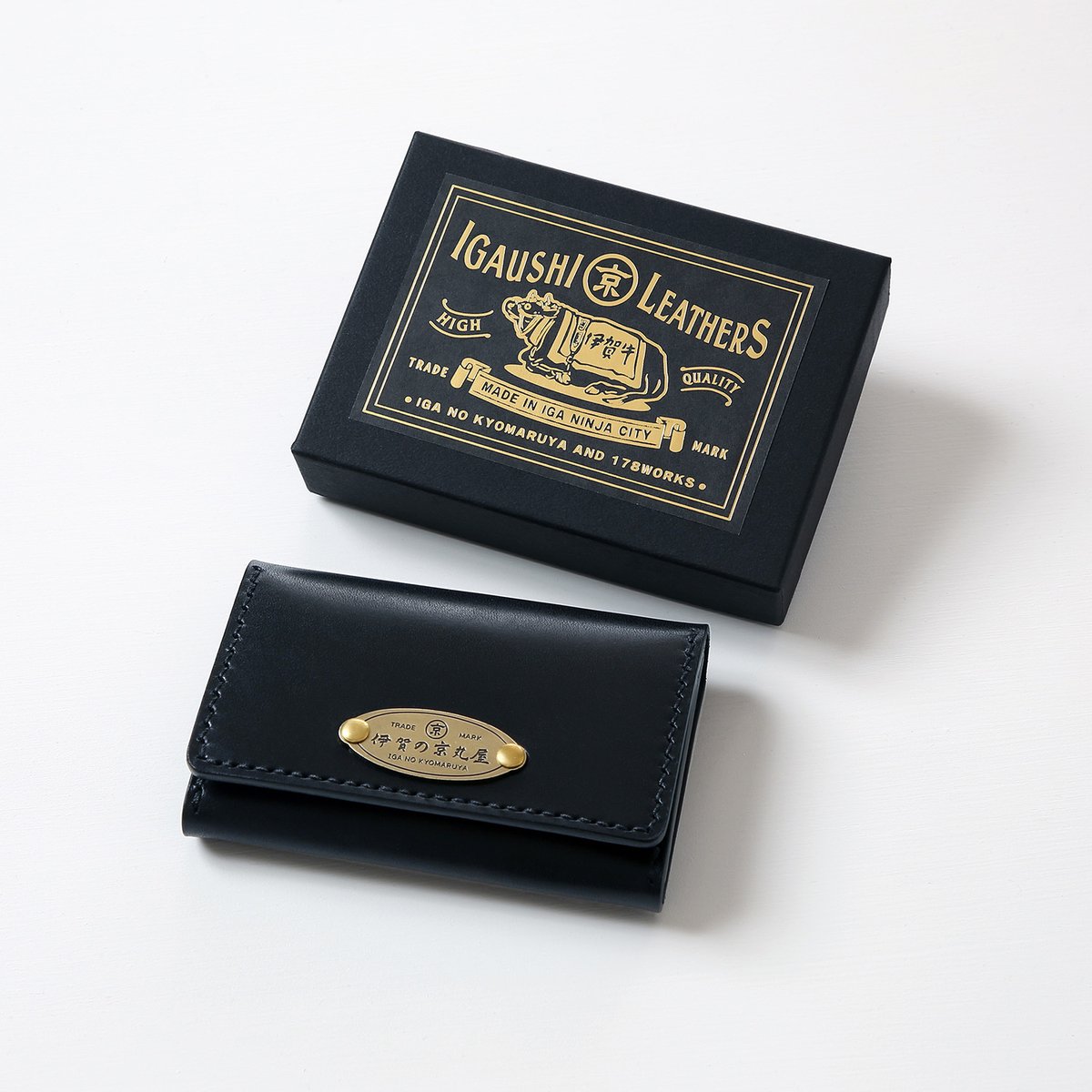 伊賀牛レザー 名刺ケース IGAUSHI LEATHER CARD CASE | 伊賀の京