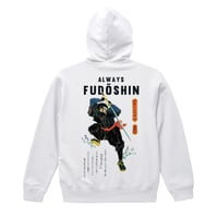 浮世絵忍者ジップパーカー/UKIYOE NINJA Hoodie(WHITE)