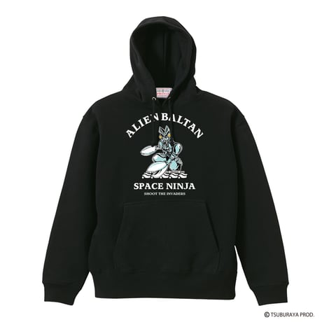 【再入荷なし】バルタン星人パーカー/ALIEN BALTAN Hoodie(BLACK）