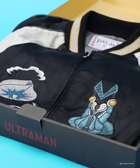 【再入荷無し】伊賀くみひもバルタン星人スカジャン/IGAKUMIHIMO ALIEN BALTAN SUKAJAN(BK×BE)