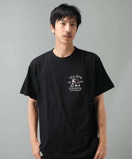 猫忍者 忍法Tシャツ/NEKONINJA T-shirts(BLACK)