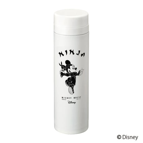 MICKEY スリムサーモボトル 300ml/ MICKEY Slim Thermo Bottle(WHITE)