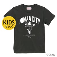 MICKEY キッズTシャツ/MICKEY KIDS T-shirts(SUMI BLACK)