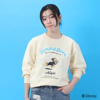 ＜DONALD＞スウェット/ ＜DONALD＞Sweatshirt(NATURAL）