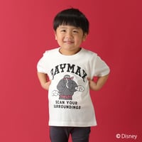 BAYMAX キッズTシャツ/BAYMAX Kids T-Shirts(WHITE）
