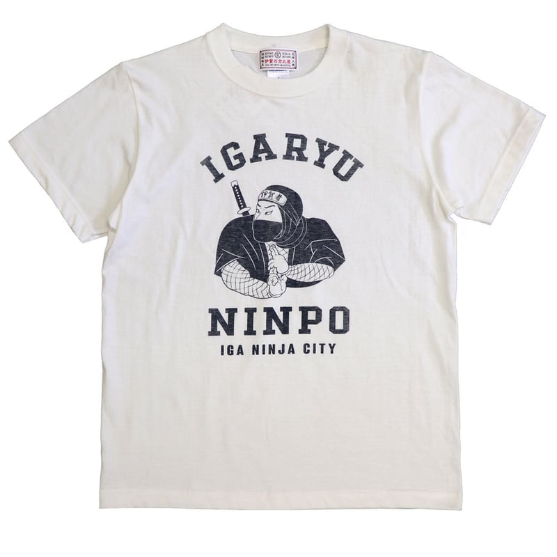 再入荷なし】忍者忍法Ｔシャツ /NINJA NINPO T-shirts(WHITE) |