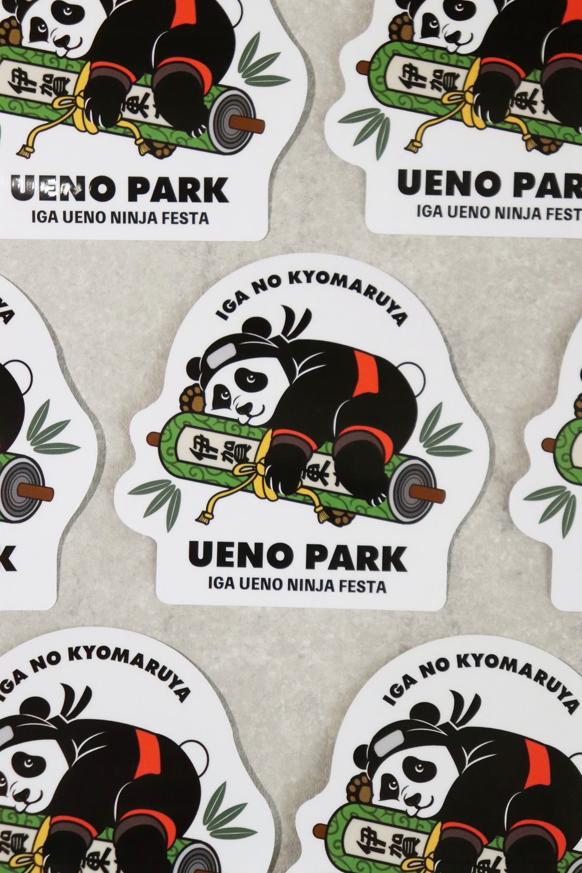 数量限定】パンダ忍者 ステッカー/PANDA NINJA Sticker | 伊賀の京丸屋