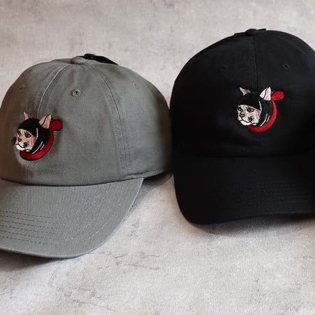 猫忍者キャップ/NEKONINJA CAP(BLACK)