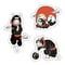 猫忍者ステッカーセット(小)/CAT NINJA Sticker×3(small)