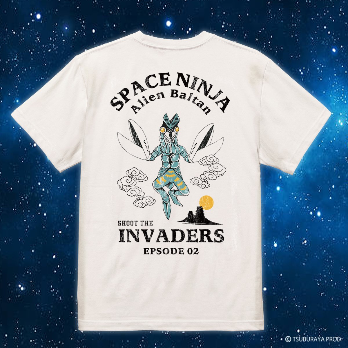 再入荷なし】宇宙船×バルタン星人Tシャツ/ALIEN BALTAN T-shirts